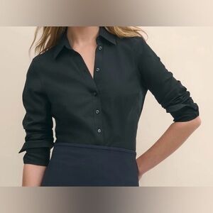 Brooks Brothers Black Non Iron Fitted Shirt